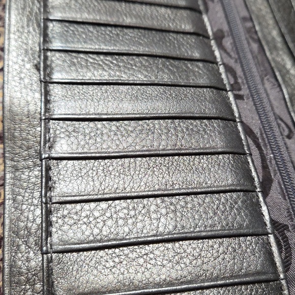 Brighton Tri Fold Snake Skin Leather Wallet - Picture 6 of 10